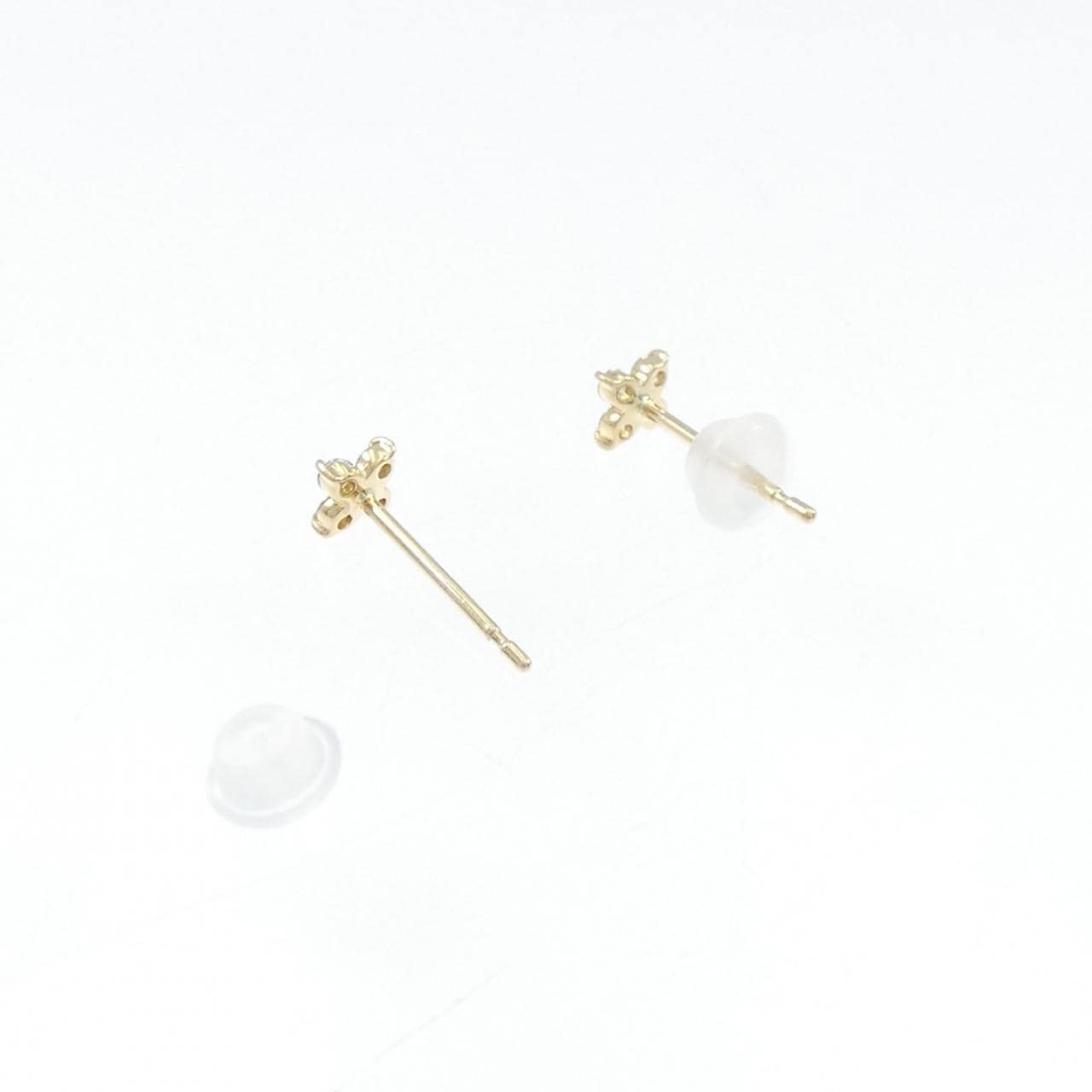 ヴァンドーム フラワー ダイヤモンド ピアス