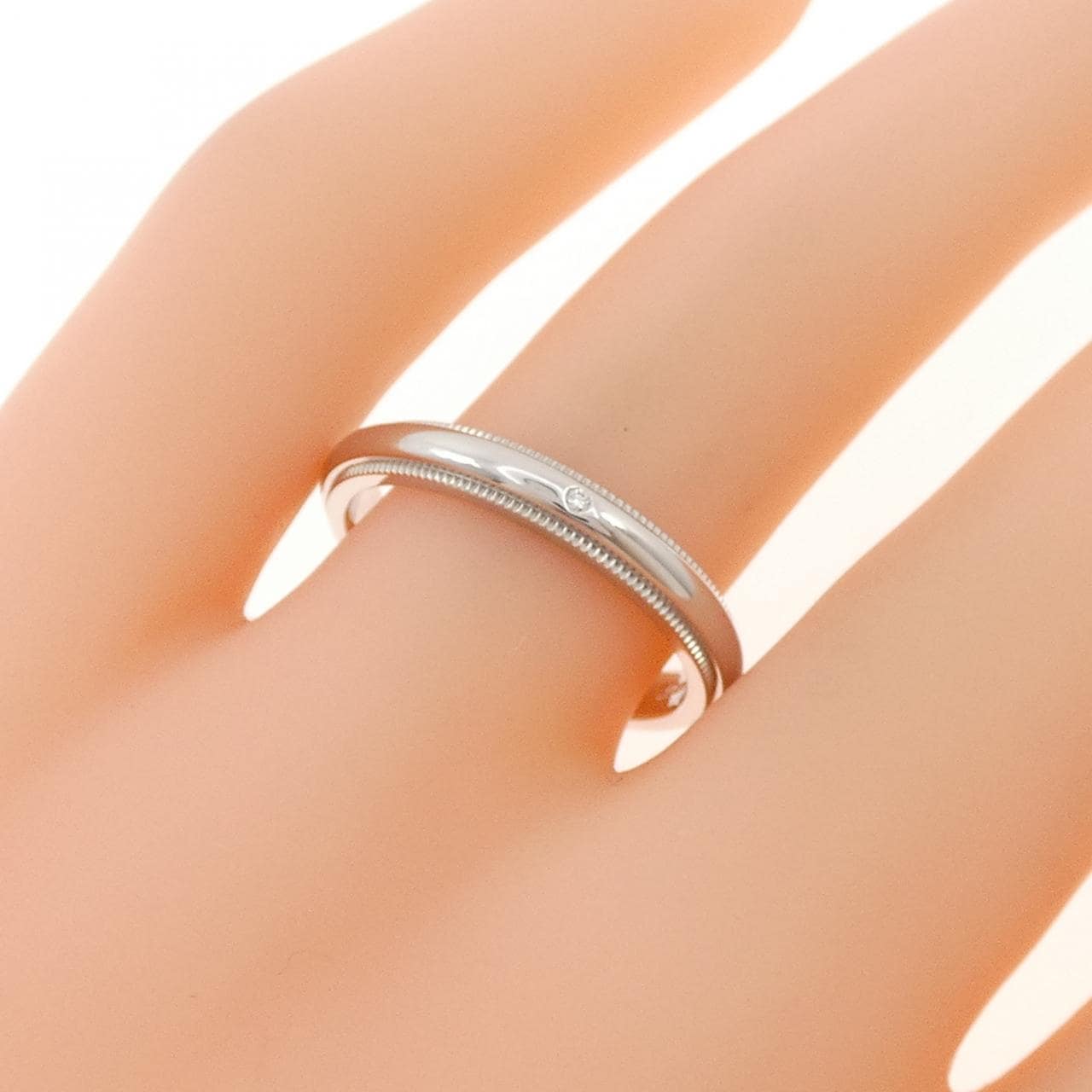 ティファニー ミルグレイン リング