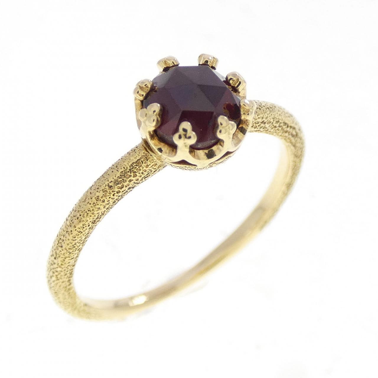 K18YG ガーネット リング