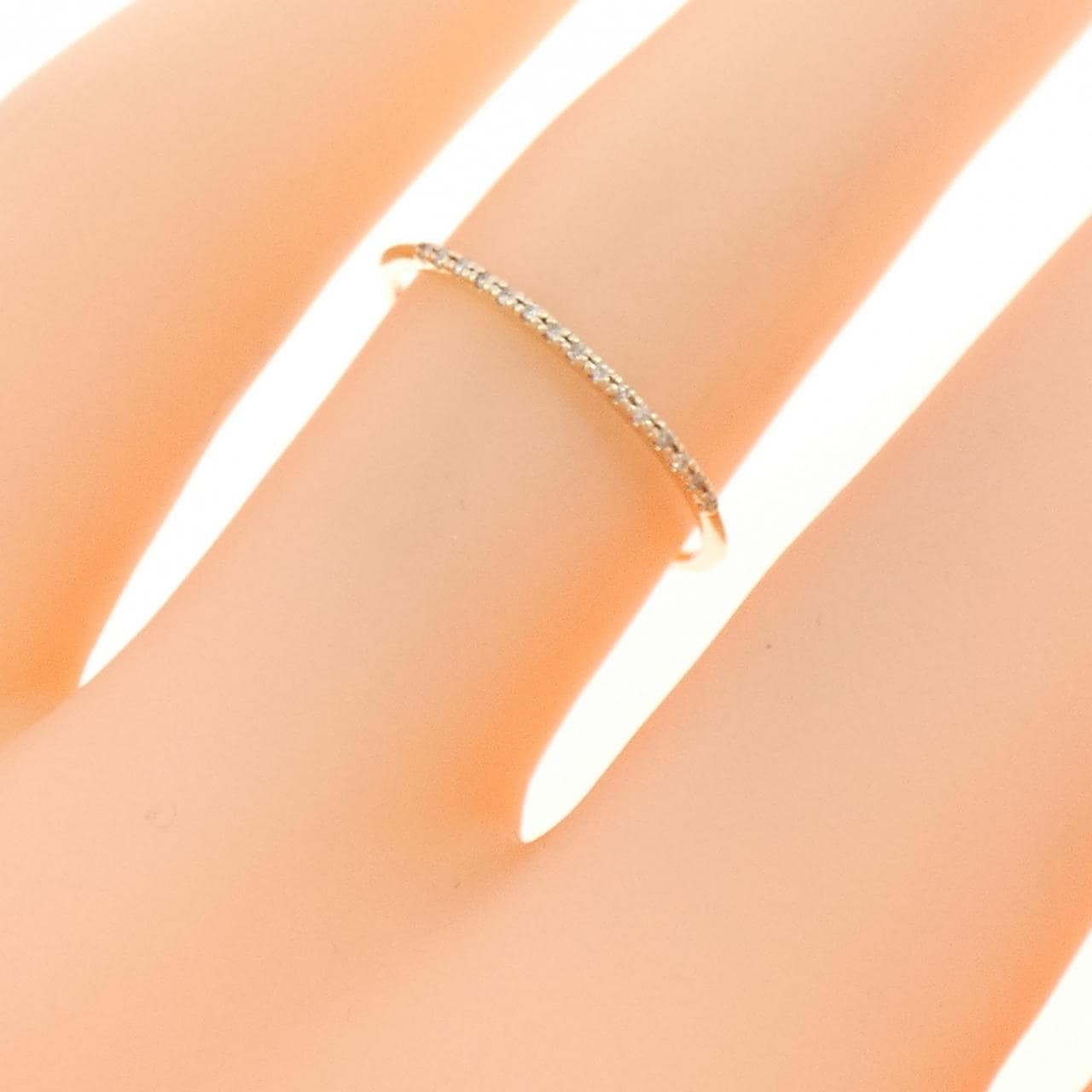 K10YG ダイヤモンド リング 0.02CT