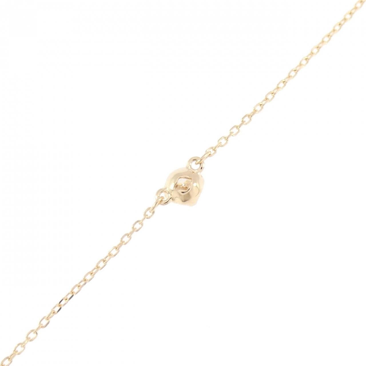 K18YG ダイヤモンド ネックレス 0.13CT