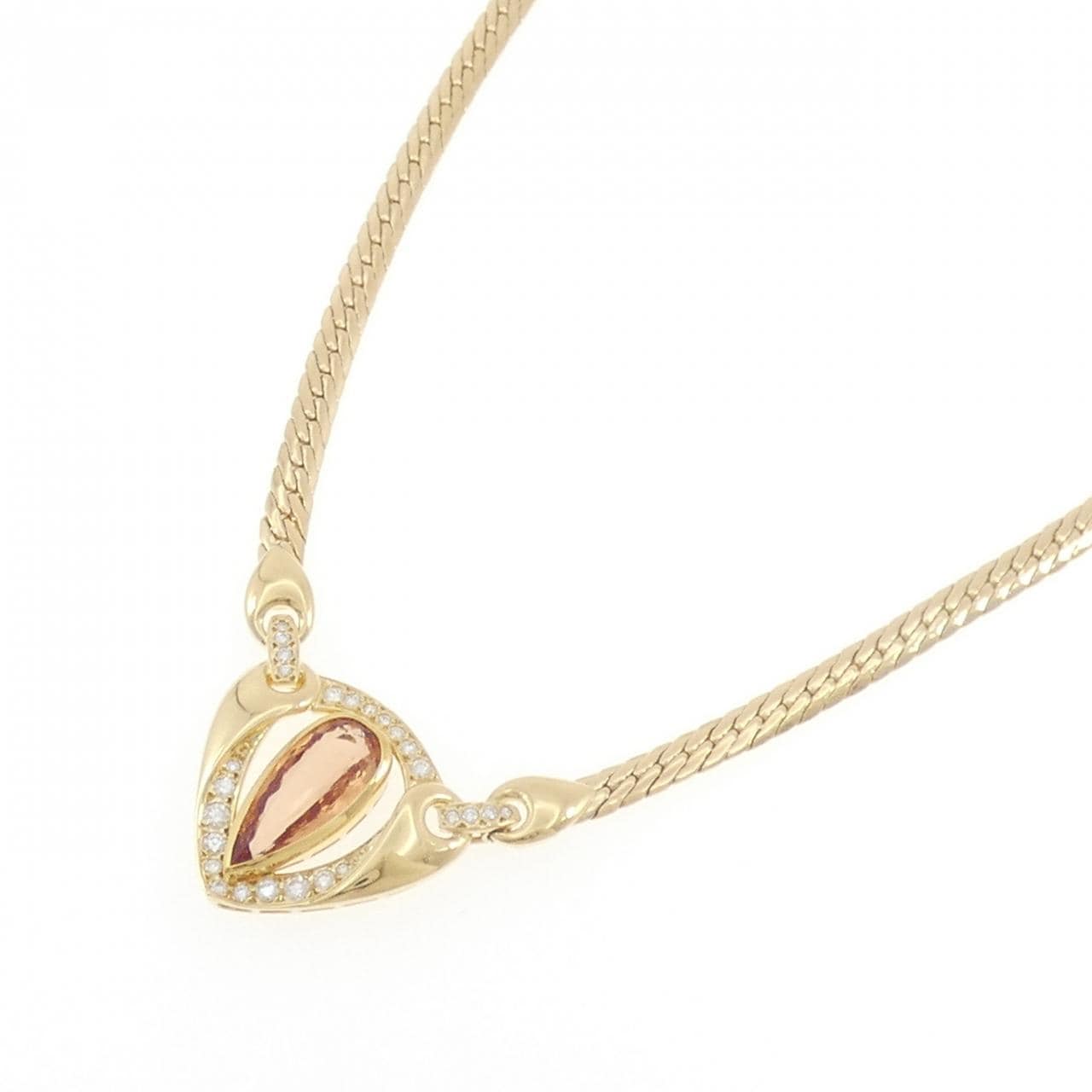 ミキモト インペリアルトパーズ ネックレス 5.06CT