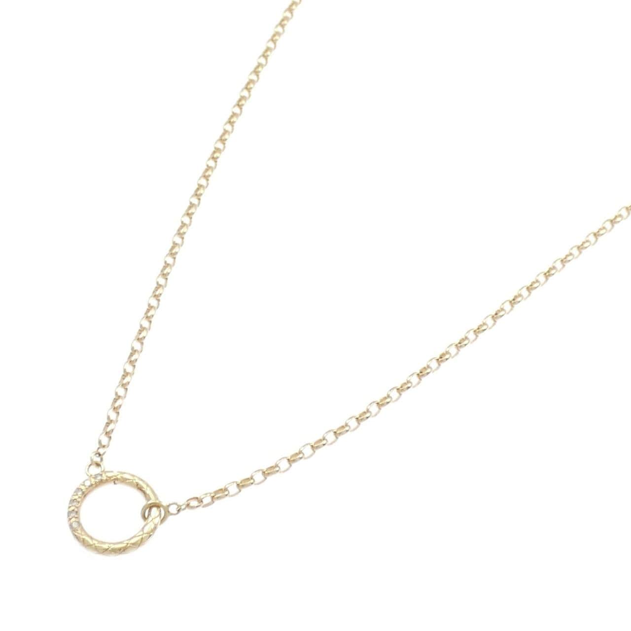 アガット ダイヤモンド ネックレス 0.02CT