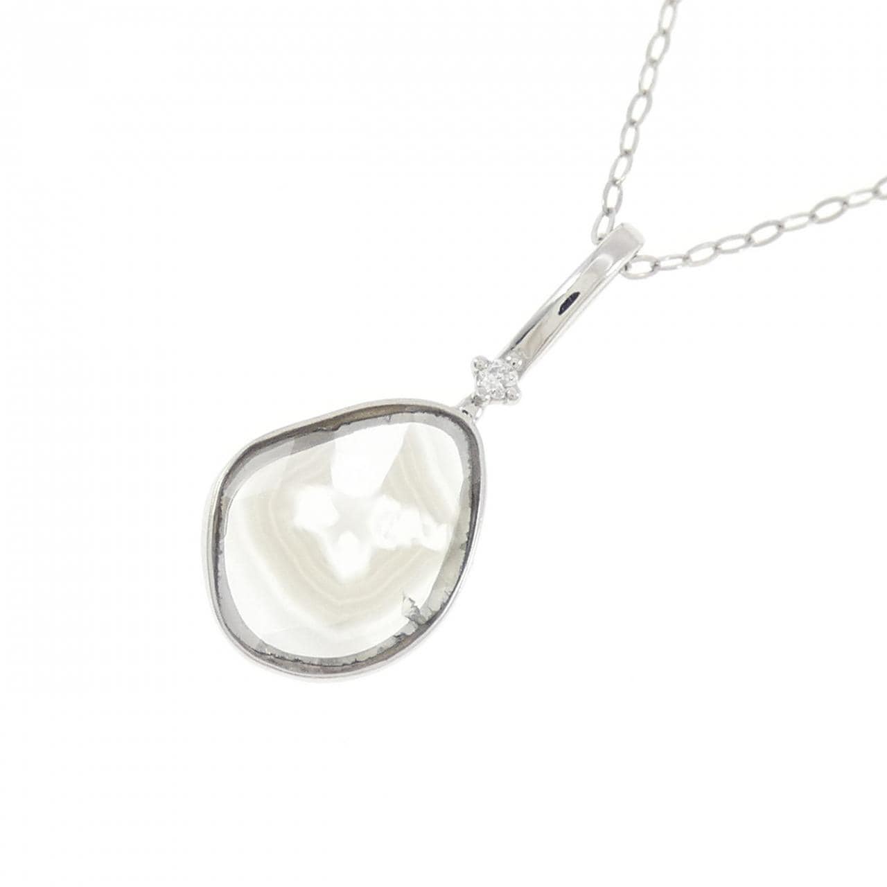 PT950 ダイヤモンド ネックレス 0.30CT