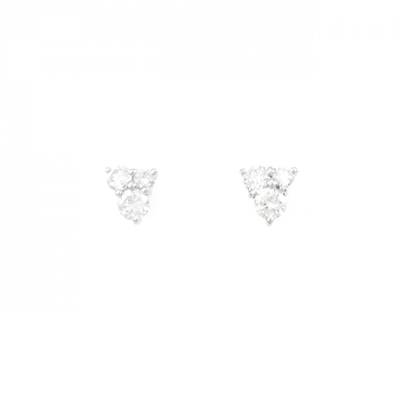 PT ダイヤモンド ピアス 0.70CT