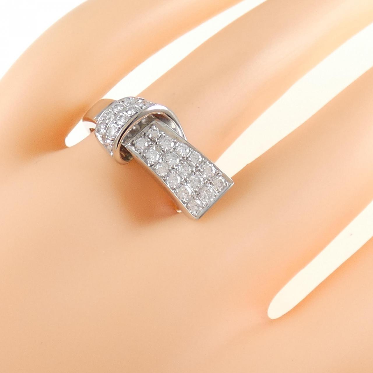 PT900 ダイヤモンド リング 0.64CT