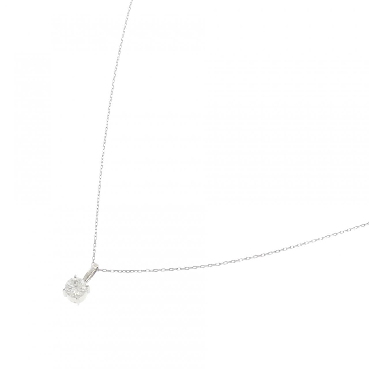 PT900/PT850 ソリティア ダイヤモンド ネックレス 0.25CT