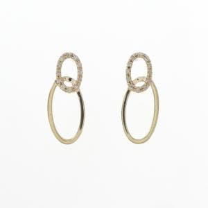 リラ ダイヤモンド ピアス 0.04CT