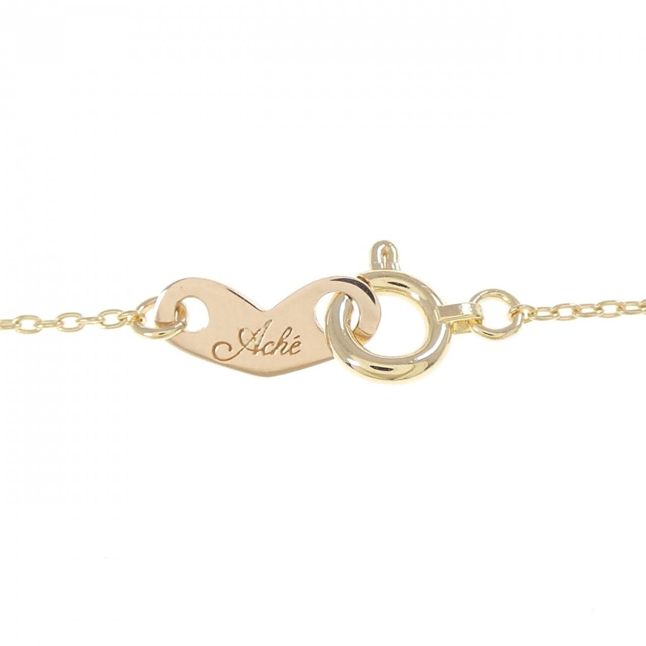 K18YG クロス ダイヤモンド ネックレス 0.005CT