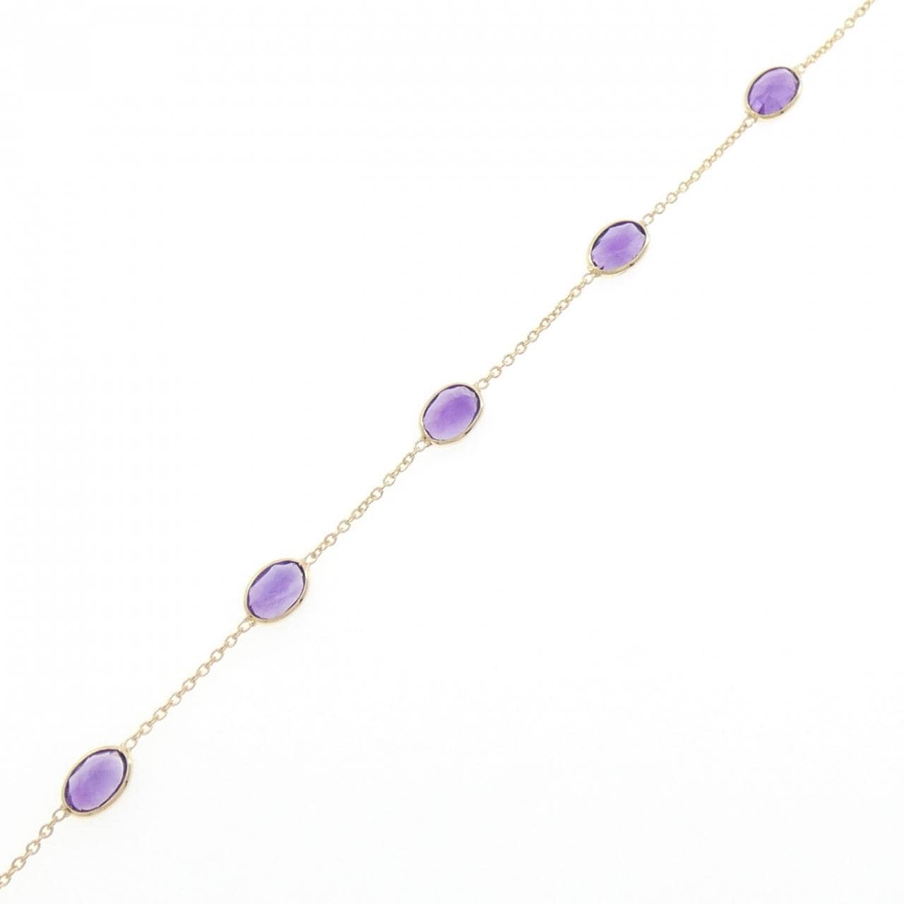 750YG アメジスト ブレスレット