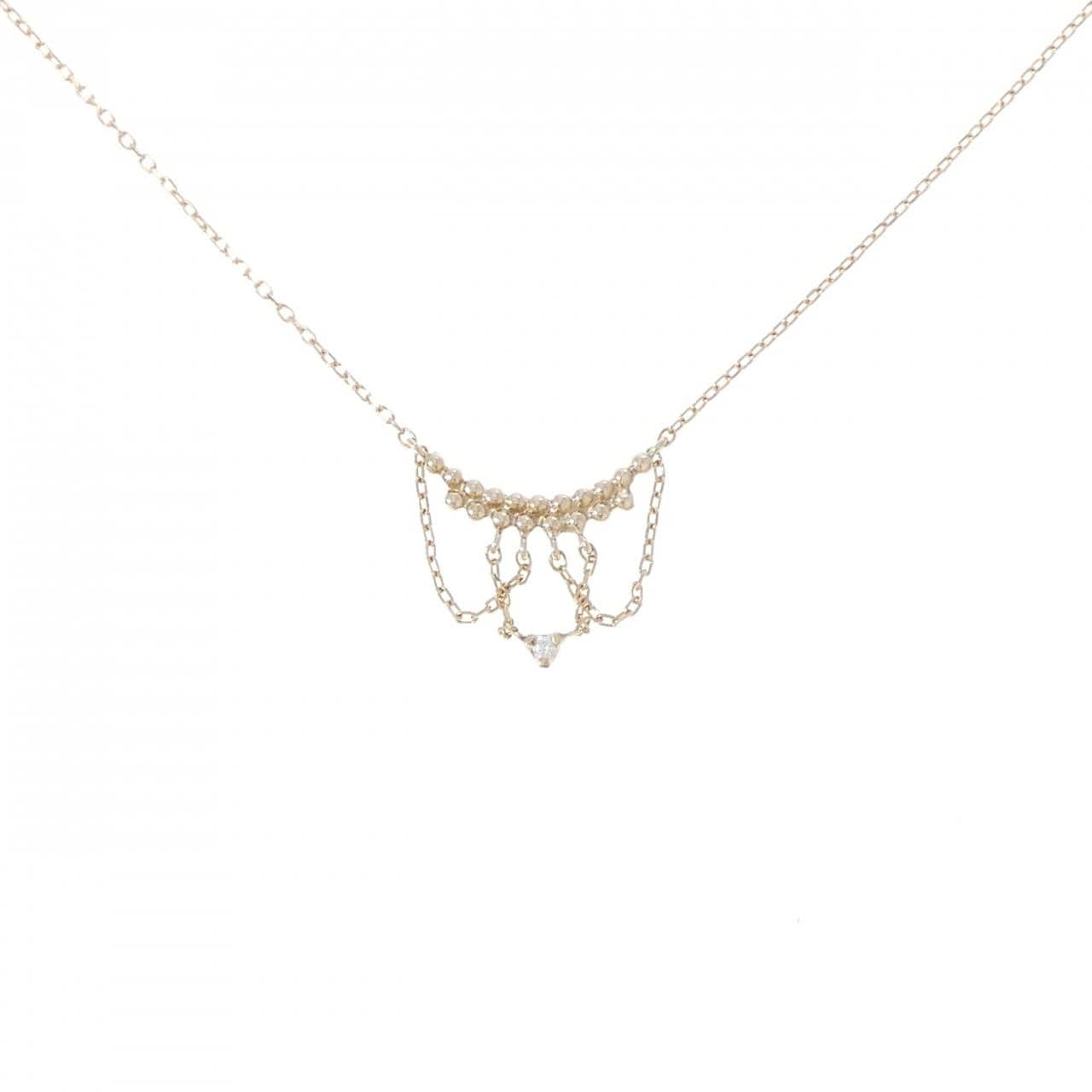 K10YG ダイヤモンド ネックレス