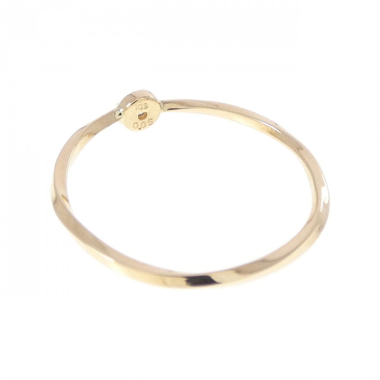 K18YG ダイヤモンド リング 0.05CT