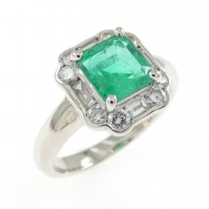 PT900 エメラルド リング 1.18CT