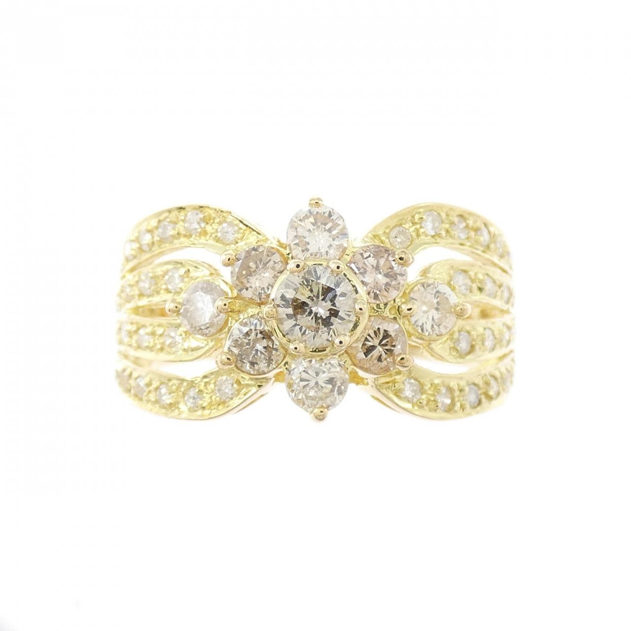 K18YG ダイヤモンド リング 1.00CT