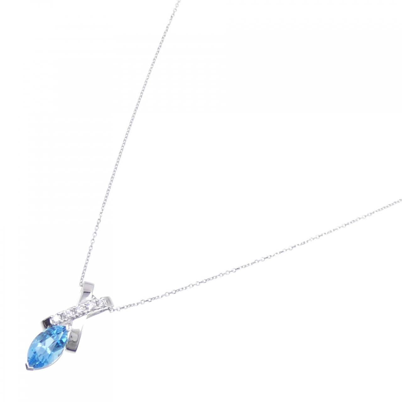 Tasaki blue Topaz necklace