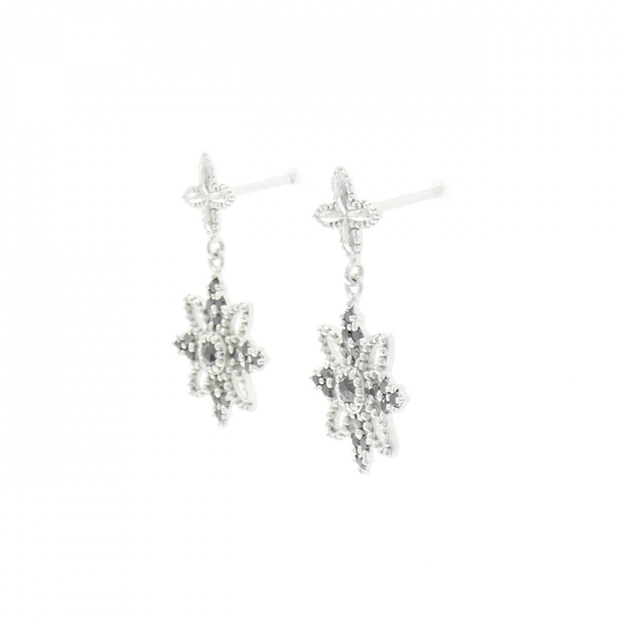 K18WG ダイヤモンド ピアス 0.24CT