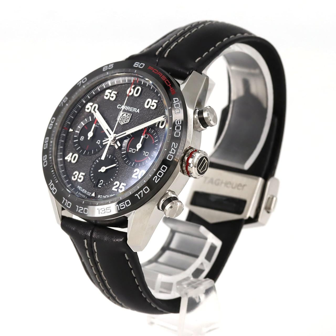 タグ･ホイヤー カレラキャリバーホイヤー02クロノグラフポルシェ LTD CBN2A1F.FC6492 SS 自動巻