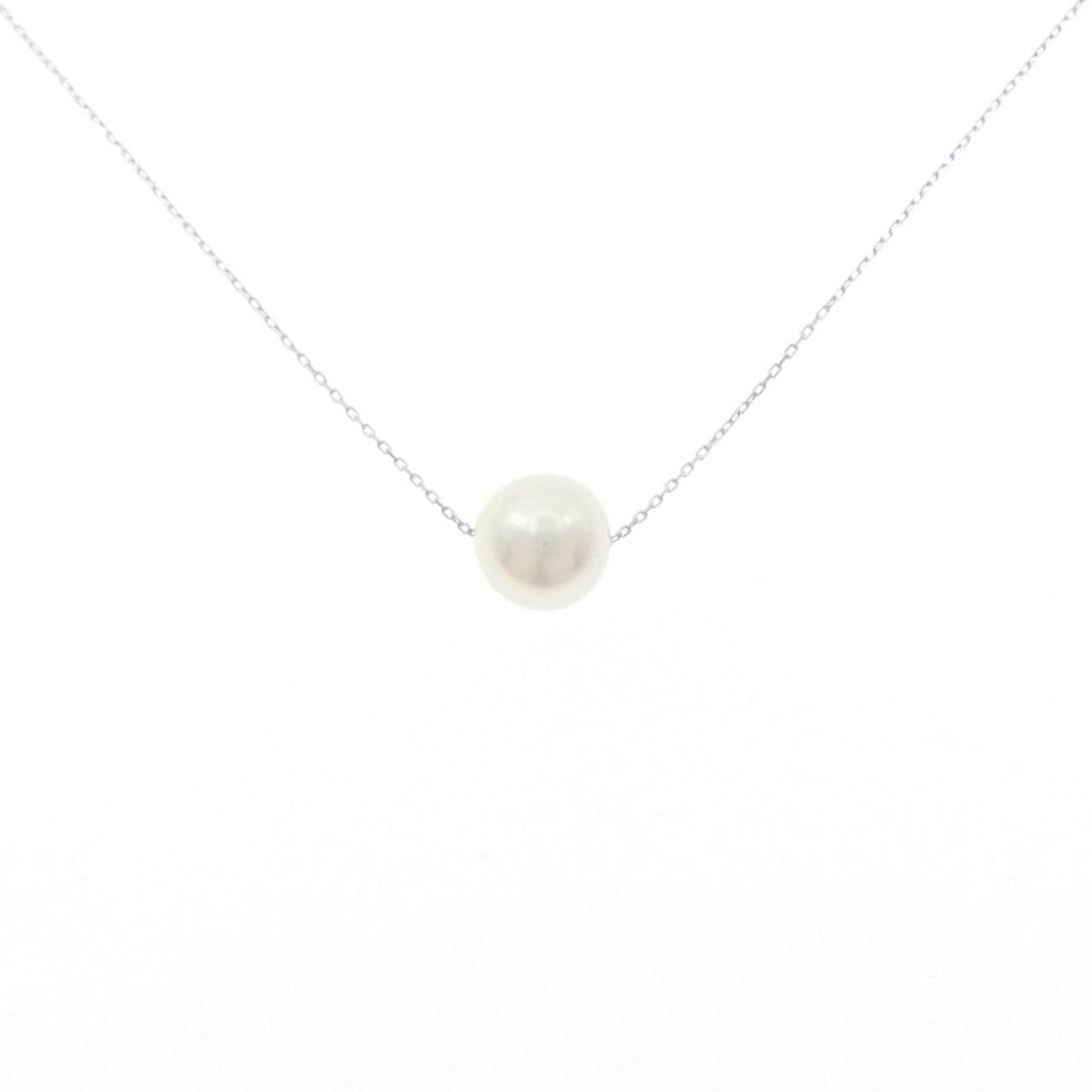 K18WG アコヤパール ネックレス 7.7mm