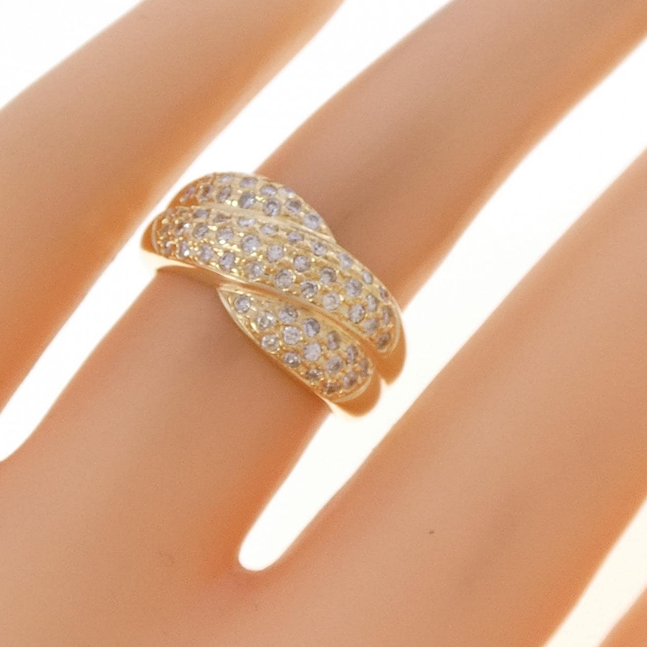 K18YG ダイヤモンド リング 0.50CT