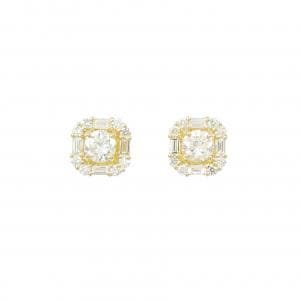 [BRAND NEW] K18YG Diamond earrings 0.203CT 0.203CT G VS1 Good