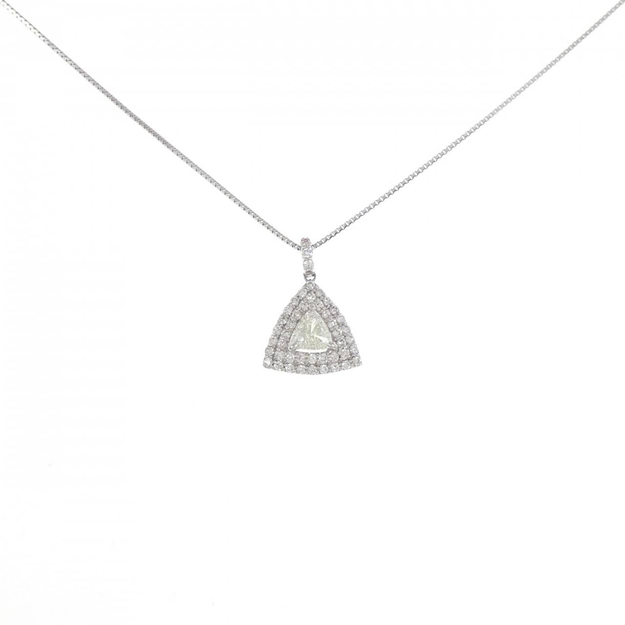 【新品】PT900/PT850 ダイヤモンド ネックレス 0.35CT