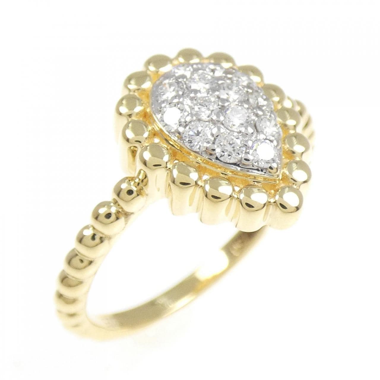 750YG/750WG ダイヤモンド リング 0.25CT