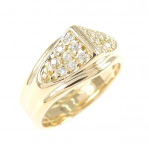 K18YG ダイヤモンド リング 0.11CT