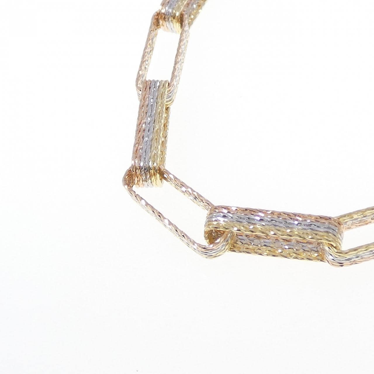 K18スリーカラー ネックレス