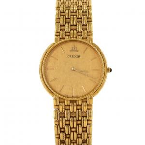 【ノーメンテナンス還元価格】セイコー クレドール YG 5A74-0110 YG クォーツ