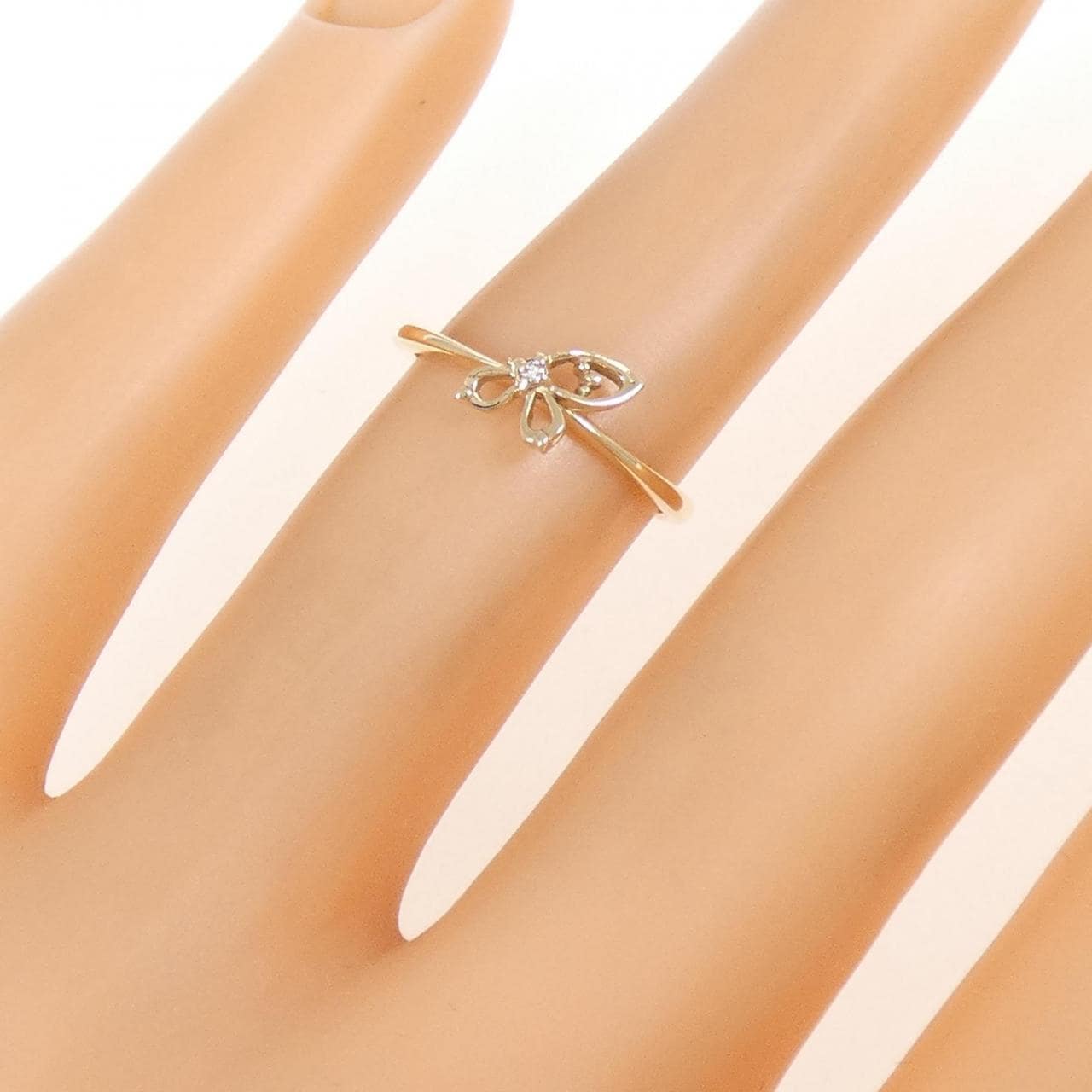 アガット ダイヤモンド リング 0.06CT