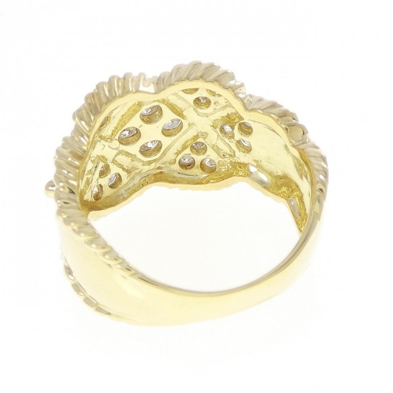 K18YG ダイヤモンド リング 0.6CT