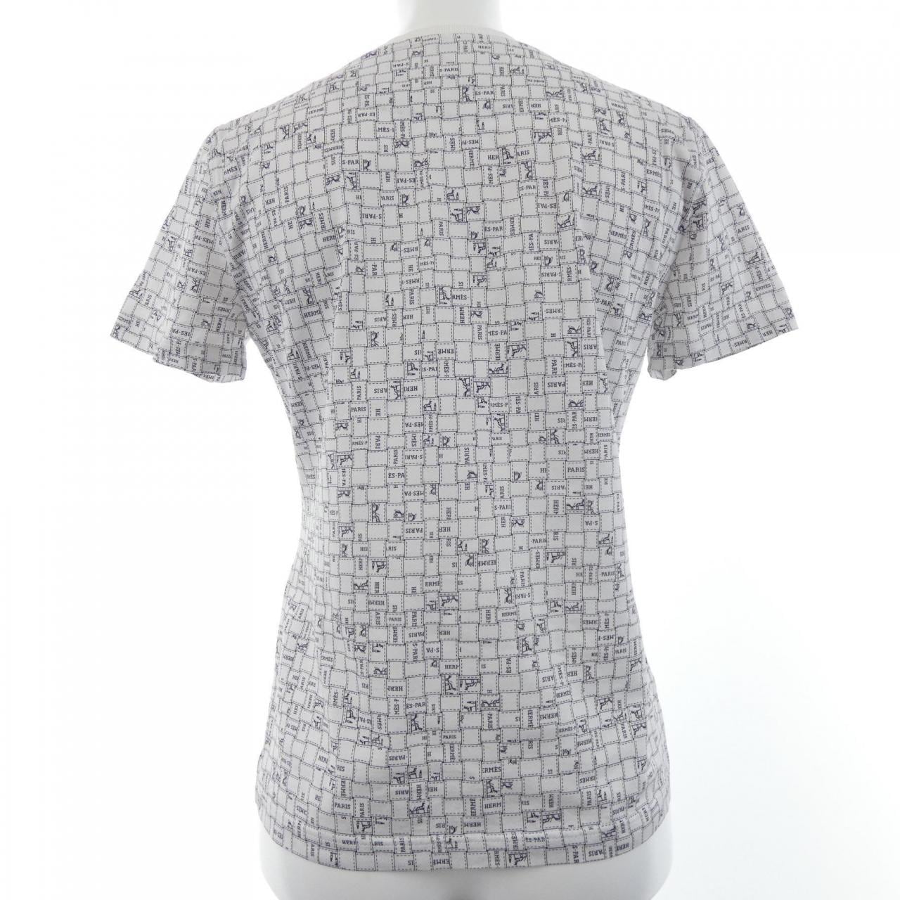 エルメス HERMES BOLDUC AU CARRE ボルデュックチェック 5E4645DK Tシャツ
