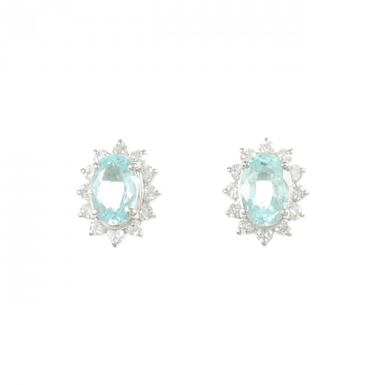 PT900 パライバトルマリン ピアス 0.89CT