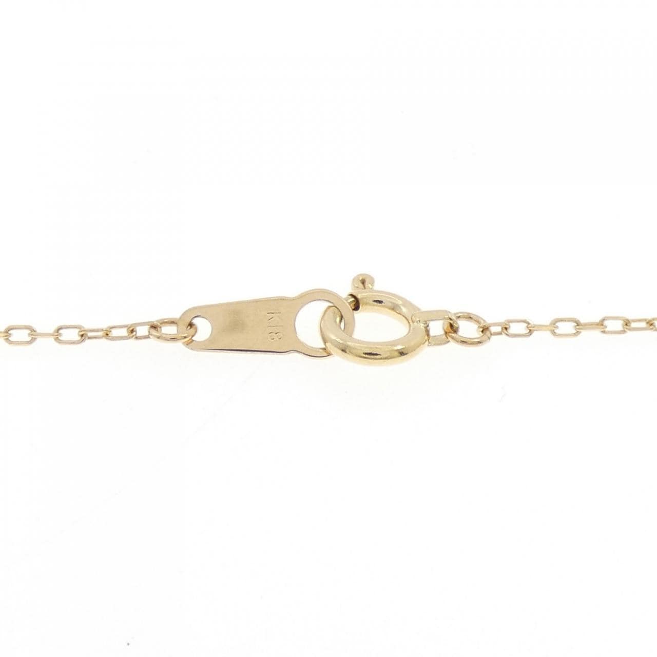 K18YG ダイヤモンド ネックレス 0.1CT
