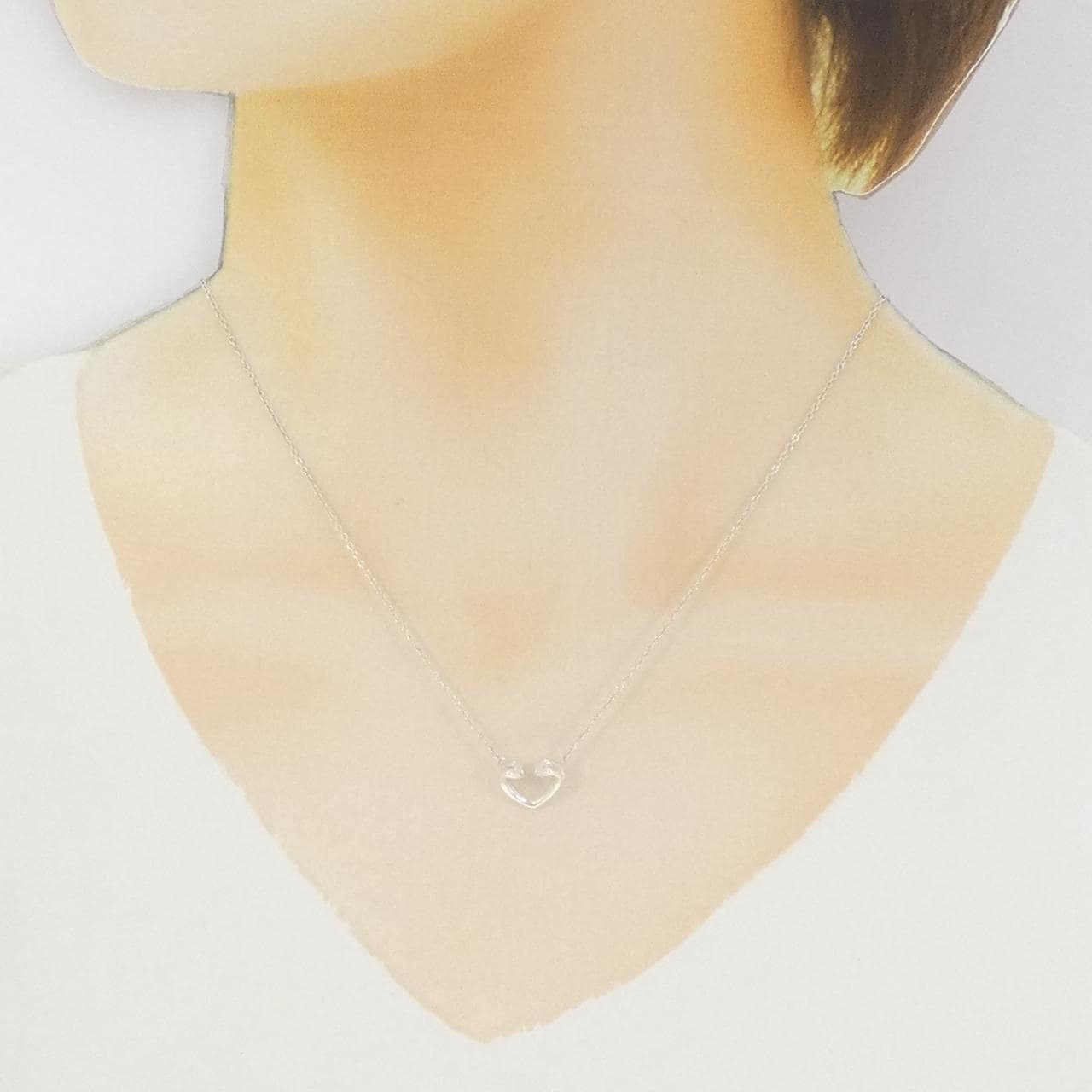 ティファニー テンダネス　2ハート　スモール ネックレス