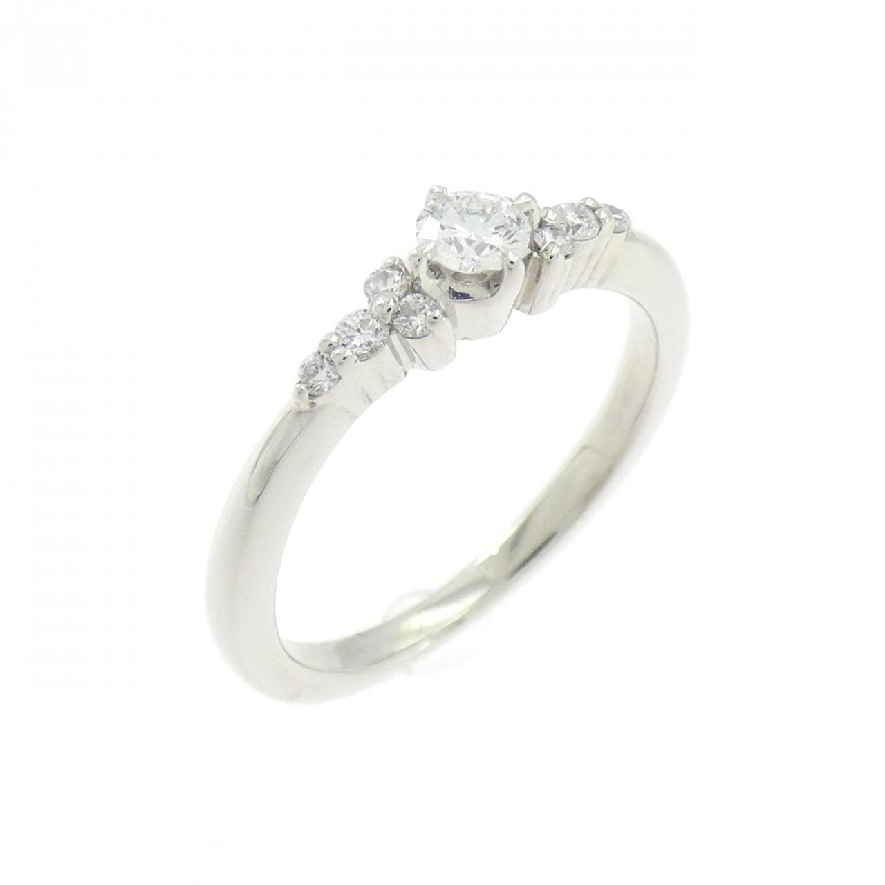PT900 ダイヤモンド ピンキーリング 0.084CT