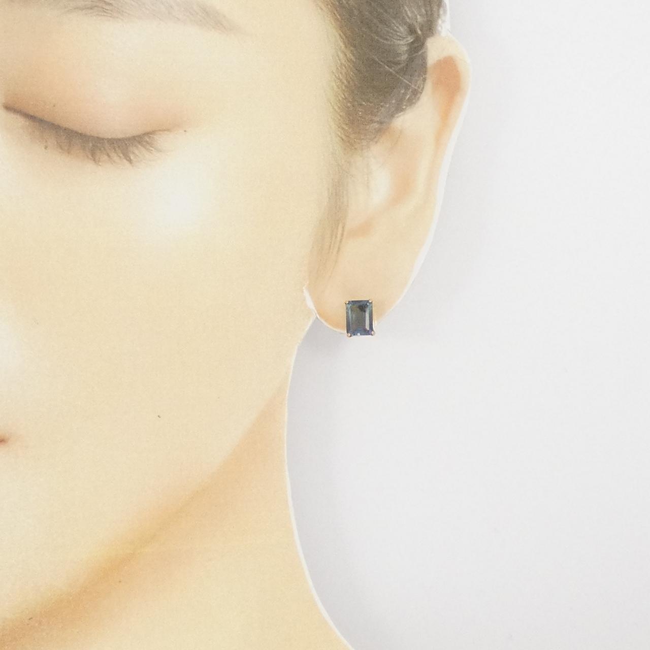 K10YG Fluorite Earrings