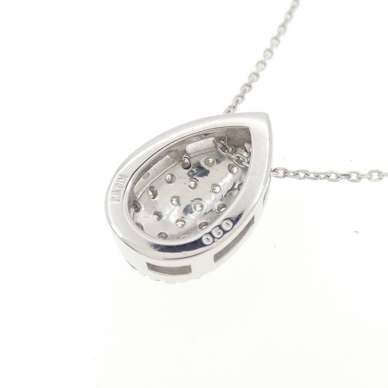 K18WG ダイヤモンド ネックレス 0.50CT