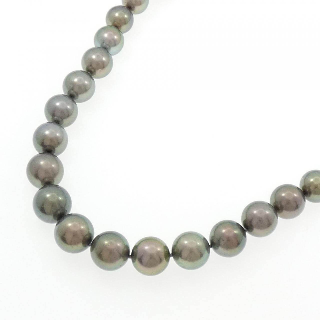 Tasaki Black Pearl Necklace 10-13mm