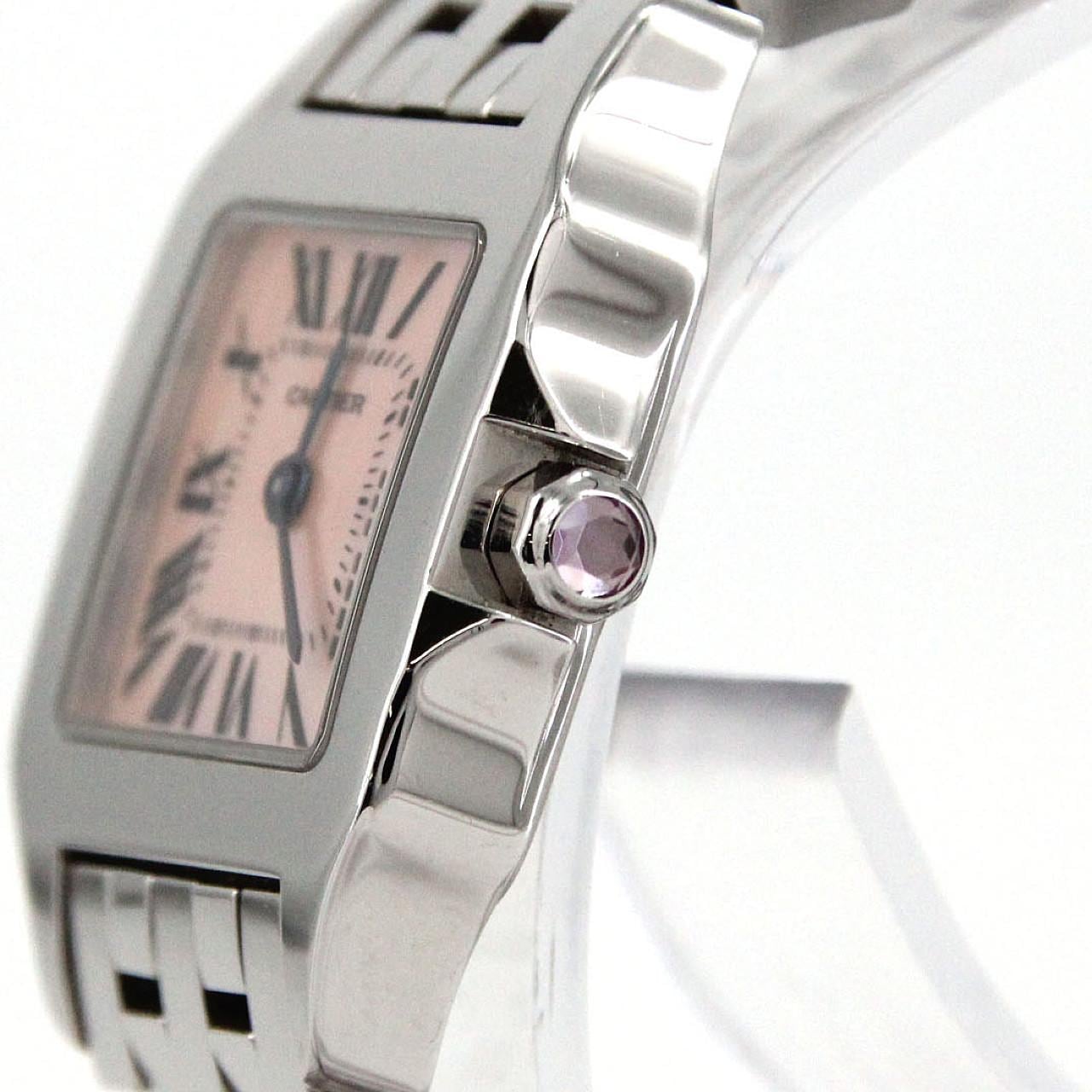 カルティエ サントスドゥモワゼルSM W25075Z5 SS クォーツ