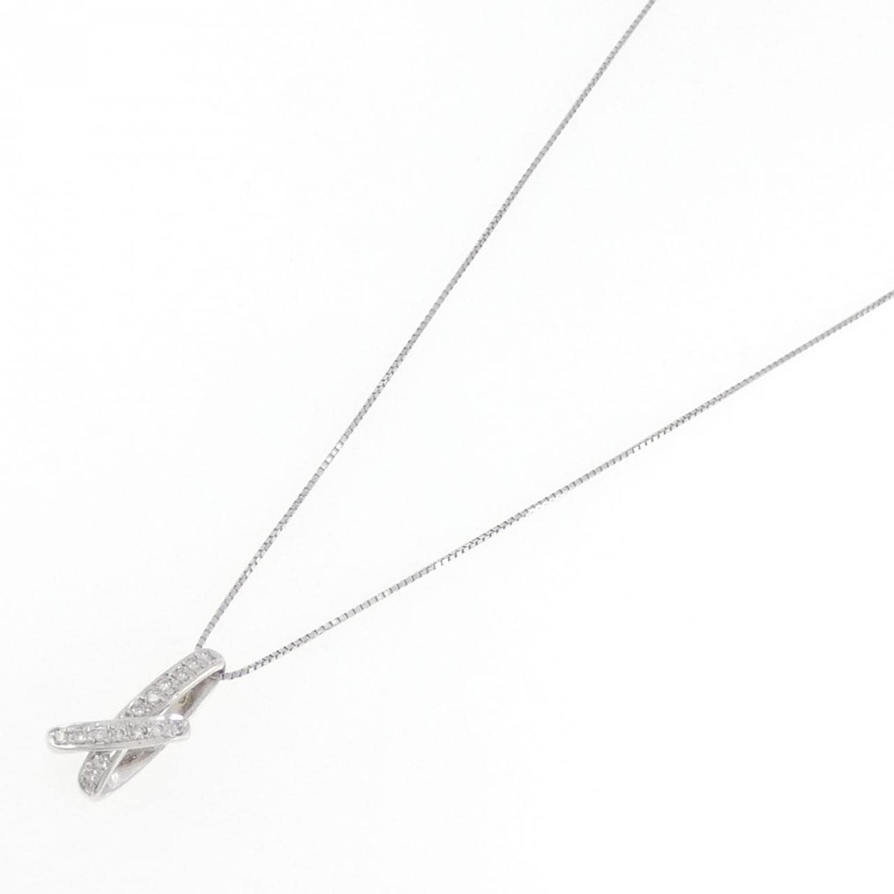PT900/PT850 ダイヤモンド ネックレス 0.20CT