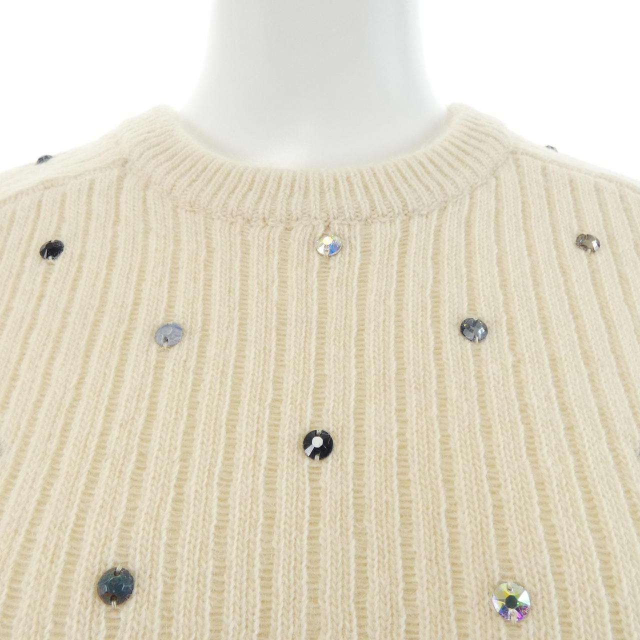 ルイヴィトン LOUIS VUITTON ラインストーンリブニットドレス FPKD13ANA ワンピース