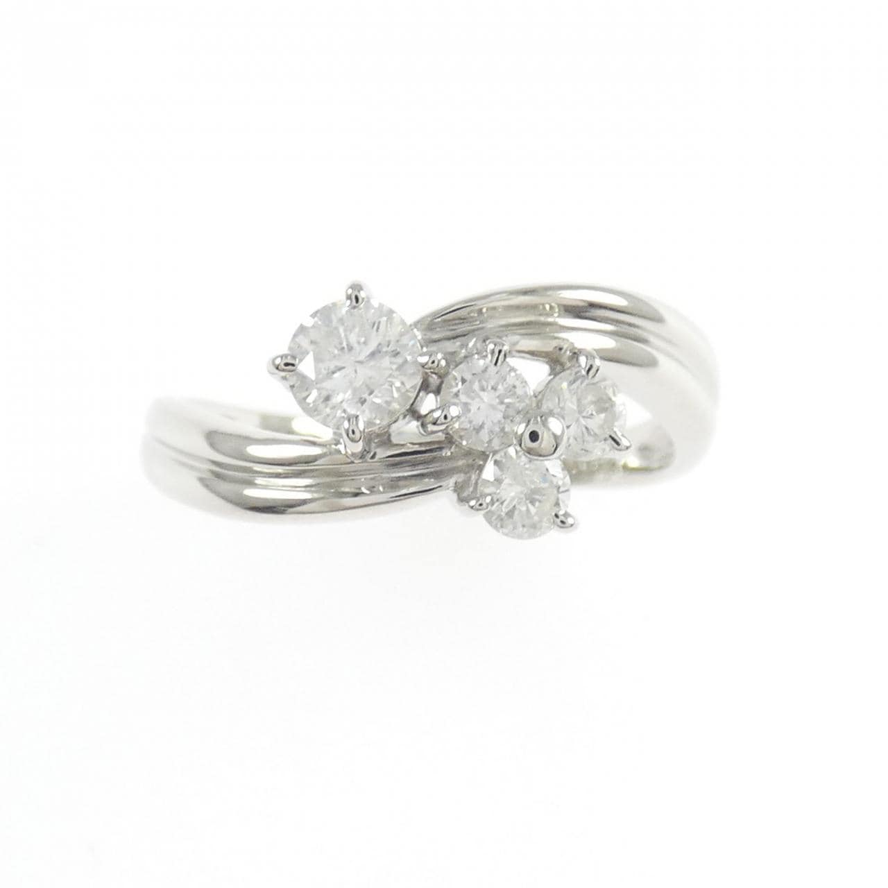 PT850钻石戒指，0.26克拉