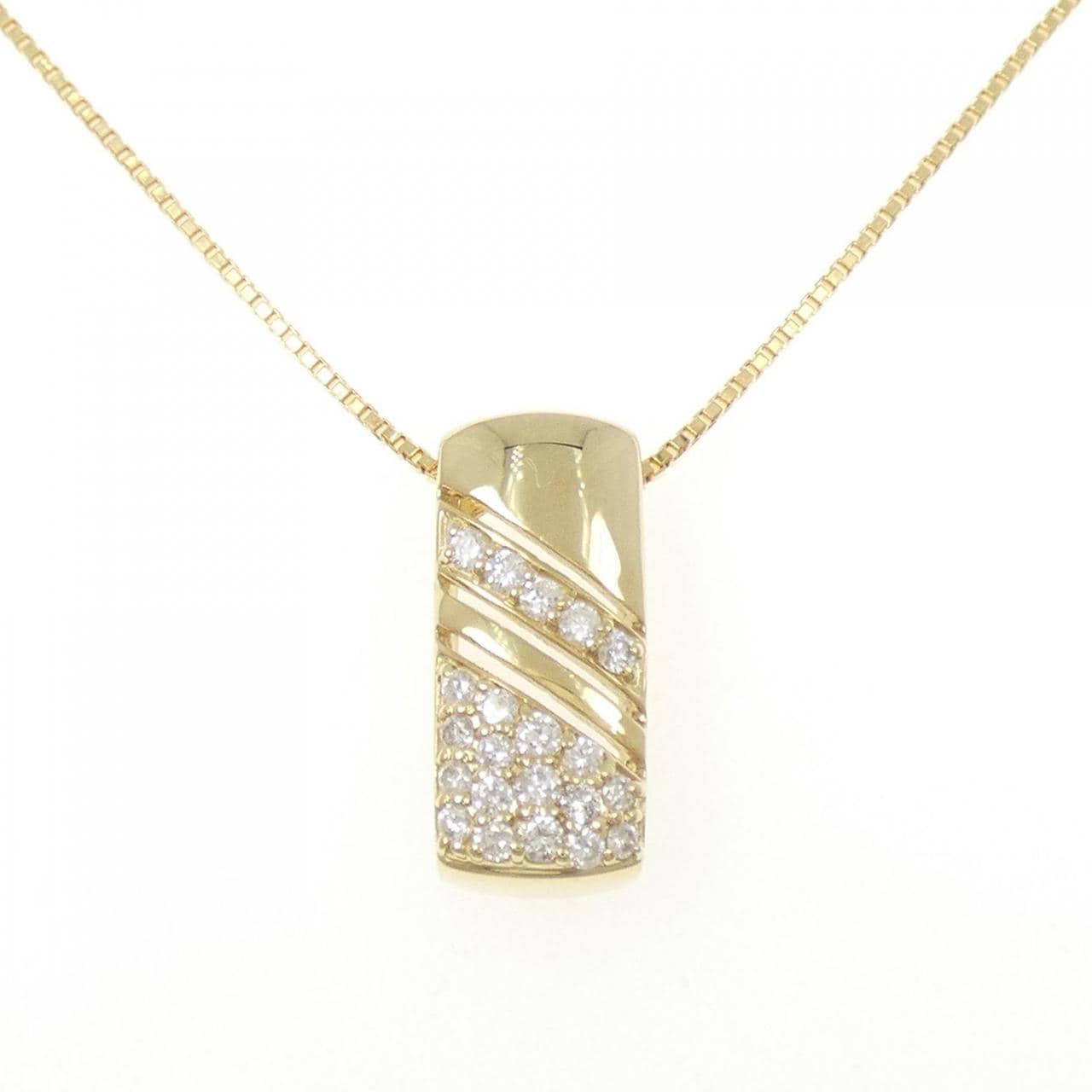 K18YG ダイヤモンド ネックレス 0.25CT