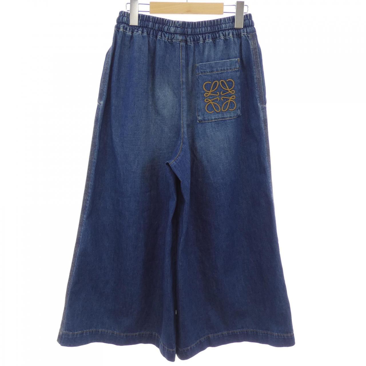 ロエベ LOEWE アナグラム クロップド トラウザーズ S359Y11X41 ジーンズ