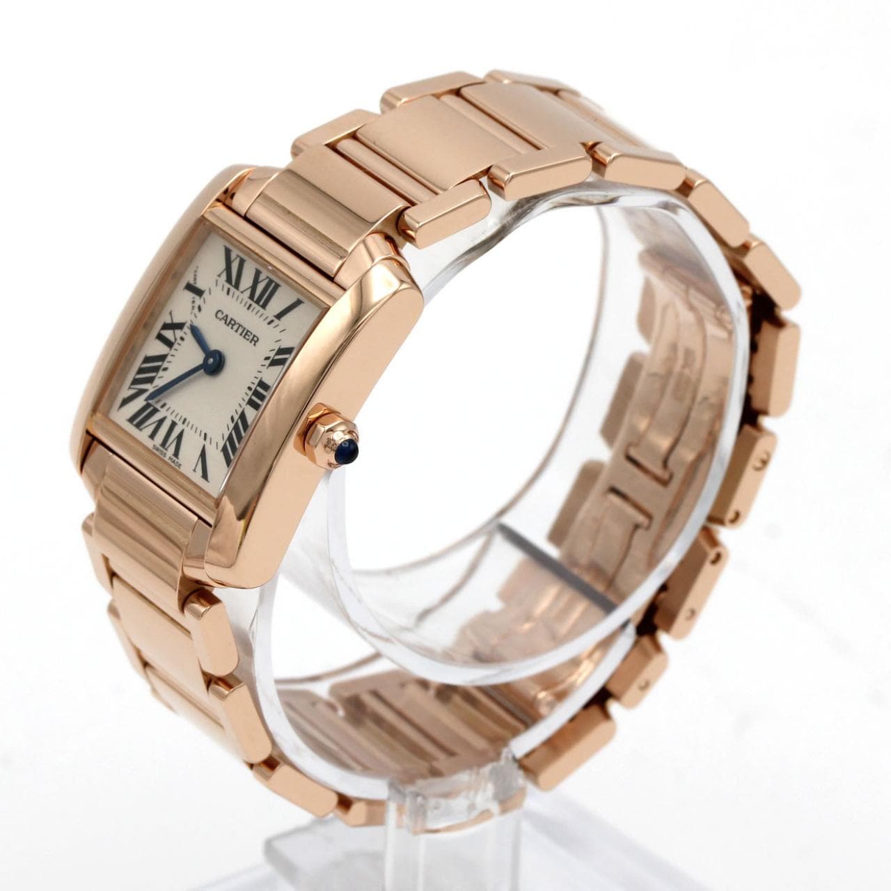 カルティエ タンクフランセーズSM PG W500264H PG･RG クォーツ
