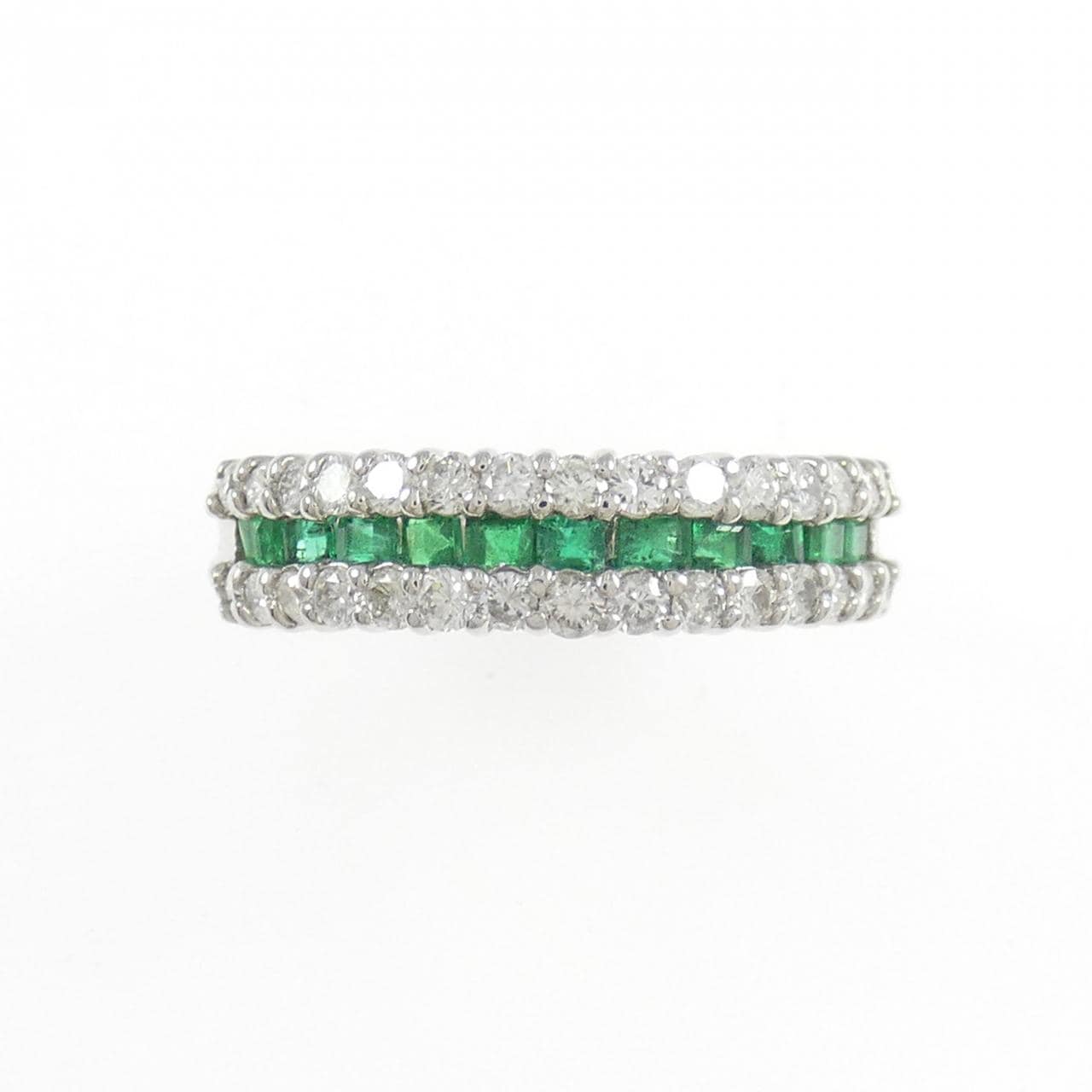 PT900 エメラルド リング 0.55CT