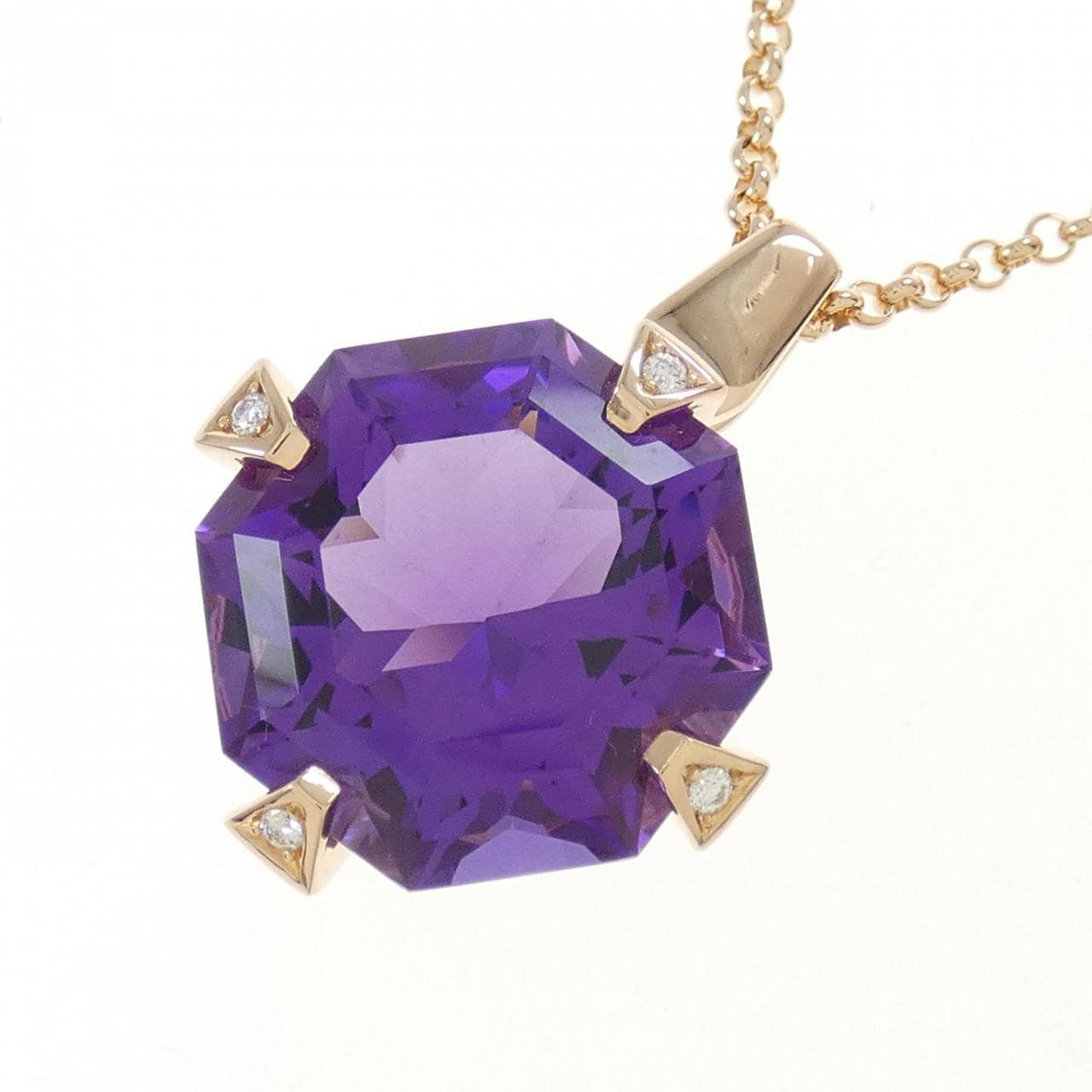 紫水晶项链15.69CT