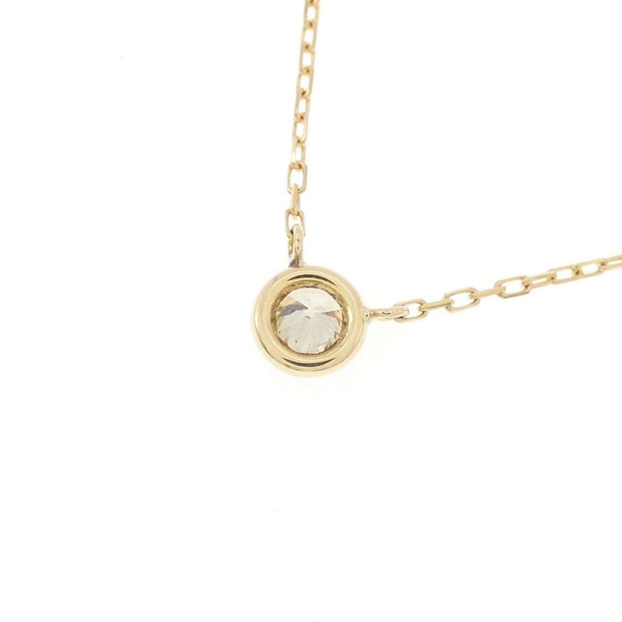 K18YG ダイヤモンド ネックレス 0.10CT