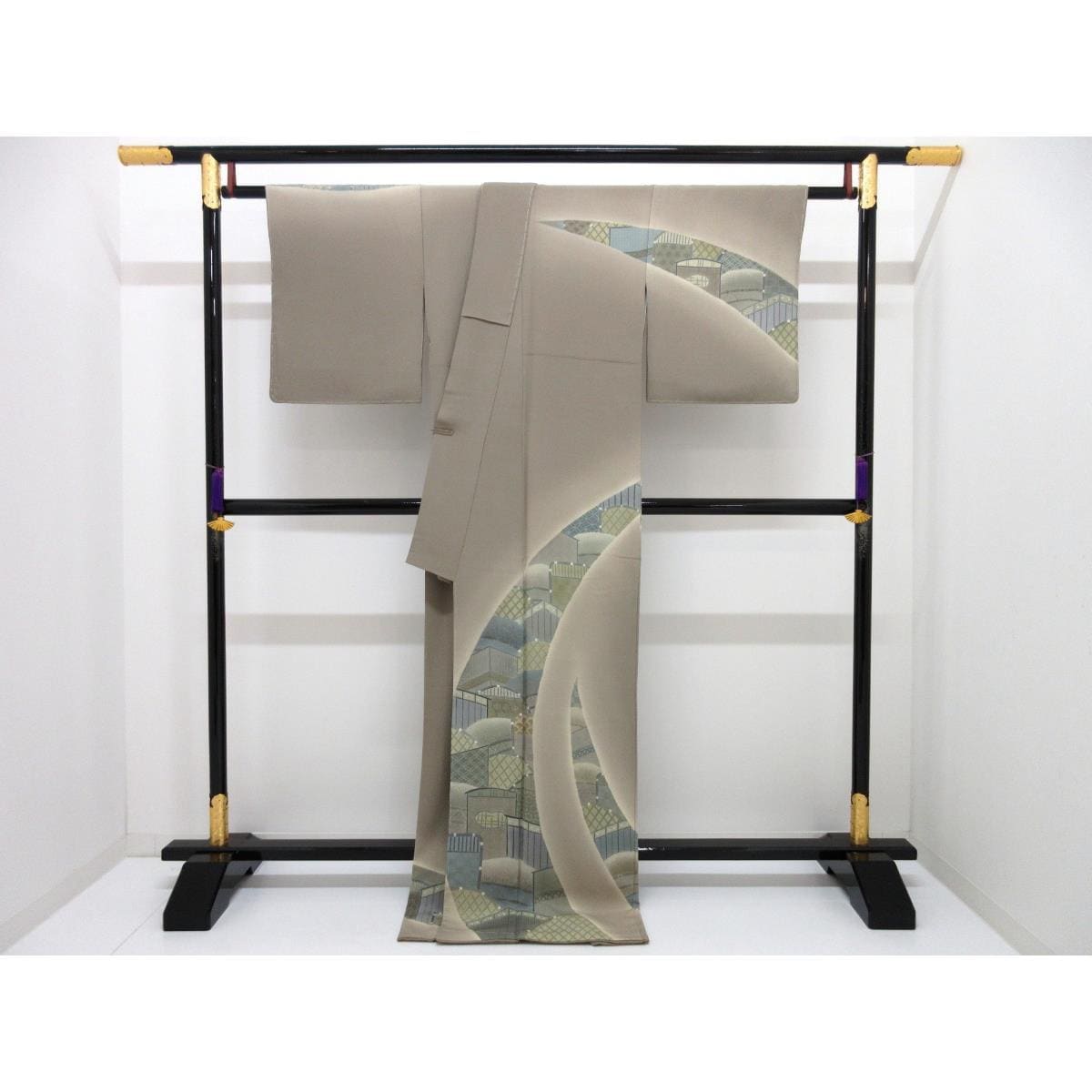 【未使用品】訪問着　友禅加工ボカシ染